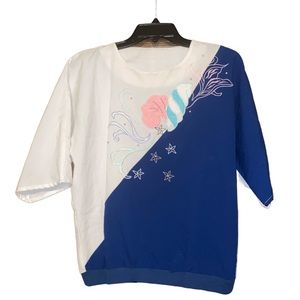 Vintage beach vibes blouse